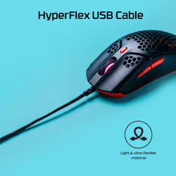 HyperX Pulsefire Haste - Gaming Mouse (Black-Red) - Additional view 6