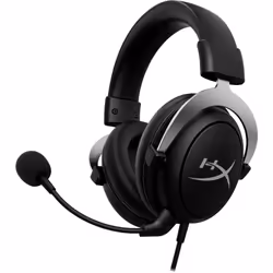 CloudX - Gaming Headset (Black-Silver) - Xbox, Wired, Gaming, 15 - 25000 Hz, 322 g, Headset, Black, Silver