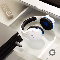 HyperX Cloud Stinger Core - Wireless Gaming Headset (White-Blue) - PS5-PS4 - Additional view 4