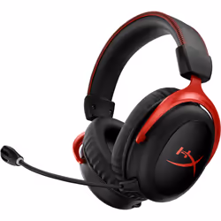 Cloud II Wireless - Gaming Headset (Black-Red), Wireless, Gaming, 15 - 20000 Hz, 300 g, Headset, Black, Red
