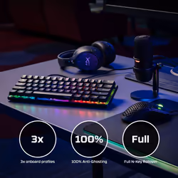 HyperX Alloy Origins 60 - Mechanical Gaming Keyboard - HX Red (US Layout) - Additional view 4