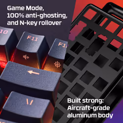 HyperX Alloy Origins Core - Mechanical Gaming Keyboard - HX Red (US Layout) - Additional view 5