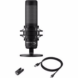 HyperX QuadCast S - USB Microphone (Black-Grey) - RGB Lighting - Additional view 5