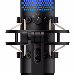 HyperX QuadCast S - USB Microphone (Black-Grey) - RGB Lighting - Additional view 6