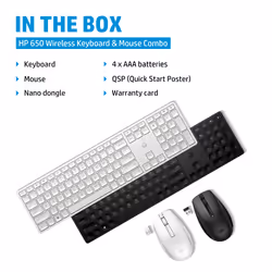 HP 650 Wireless Keyboard and Mouse Combo - Additional view 4