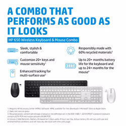 HP 650 Wireless Keyboard and Mouse Combo - Additional view 6