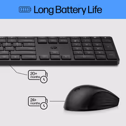 HP 650 Wireless Keyboard and Mouse Combo - Additional view 8