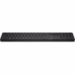 HP 455 Programmable Wireless Keyboard, Full-size (100%), Wireless, RF Wireless, Membrane, Black