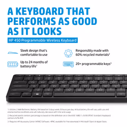 HP 450 Programmable Wireless Keyboard - Additional view 5