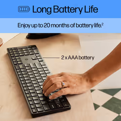 HP 450 Programmable Wireless Keyboard - Additional view 7
