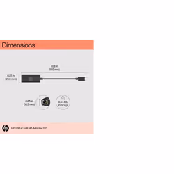 HP USB-C to RJ45 Adapter G2 - Additional view 6
