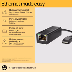 HP USB-C to RJ45 Adapter G2 - Additional view 7