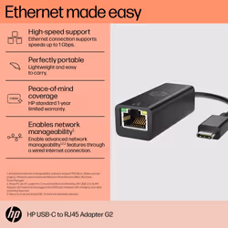 HP USB-C to RJ45 Adapter G2 - Additional view 6