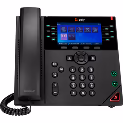 POLY OBi VVX 450 12-Line IP Phone and PoE-enabled with Power Supply, IP Phone, Black, Wired handset, 12 lines, LED, 10.9 cm ( ...