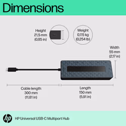 HP Universal USB-C Multiport Hub - Additional view 5
