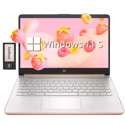 HP Stream 14"" HD Lightweight Laptop  Intel Celeron N4120  16GB RAM  224GB Storage(64GB eMMC + 160GB Docking Station)  Intel  ...