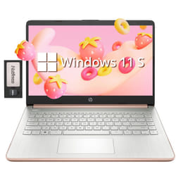 HP Stream 14"" HD Lightweight Laptop  Intel Celeron N4120  16GB RAM  224GB Storage(64GB eMMC + 160GB Docking Station)  Intel UHD Graphics  H