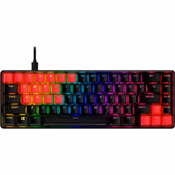 HyperX Rubber Keycaps, Keyboard cap, Thermoplastic elastomer (TPE), 1.4 mm, Red