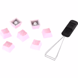 HyperX Rubber Keycaps - Gaming Accessory Kit - Pink (US Layout) Keyboard cap - Additional view 4
