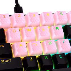 HyperX Rubber Keycaps - Gaming Accessory Kit - Pink (US Layout) Keyboard cap - Additional view 5