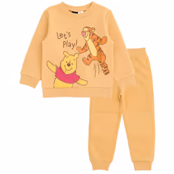 Disney Winnie the Pooh Tigger Infant Baby Boys Fleece Sweatshirt and Jogger Pants Outfit Set Yellow 12 Months