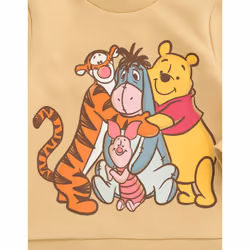 Disney Winnie the Pooh Eeyore Tigger Piglet Infant Baby Boys Fleece Sweatshirt and Jogger Pants Outfit Mocha Brown 12 Months