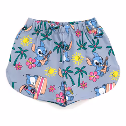 Disney Lilo & Stitch Little Girls T-Shirt and Chambray Shorts Outfit S