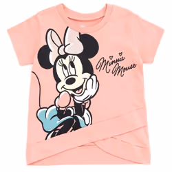 Disney Minnie Mouse Toddler Girls Crossover T-Shirt and Leggings Outfi