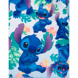 Disney Lilo & Stitch Little Girls Fleece Pullover Hoodie Blue 7-8