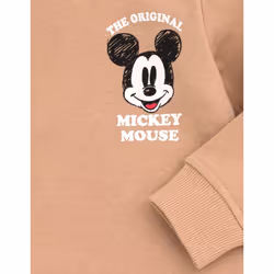 Disney Mickey Mouse Infant Baby Boys Fleece Sweatshirt and Pants Set Brown 18 Months