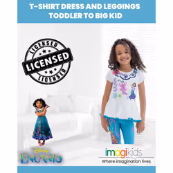 Disney Encanto Mirabel Toddler Girls Graphic T-Shirt & Leggings White/