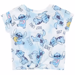 Disney Lilo & Stitch Little Girls 2 Pack T-Shirts Tie Dye Blue 6