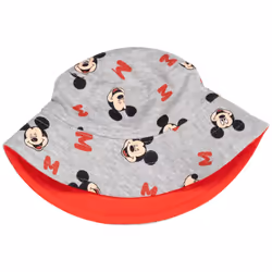 Disney Mickey Mouse Newborn Baby Boys Romper and Bucket Sun Hat Red 0-3 Months