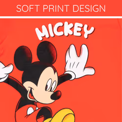 Disney Mickey Mouse Newborn Baby Boys Romper and Bucket Sun Hat Red Newborn