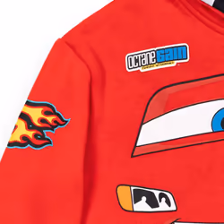 Disney Pixar Cars Lightning McQueen Little Boys Fleece Zip Up Hoodie R