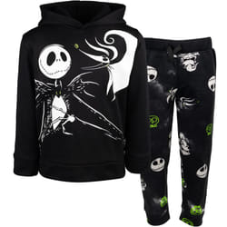 Disney Nightmare Before Christmas Jack Little Boys Fleece Hoodie & Pants Black 7-8
