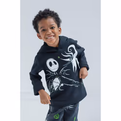 Disney Nightmare Before Christmas Jack Little Boys Fleece Hoodie & Pan