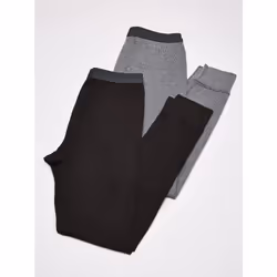 Fruit of the Loom Men's Recycled Premium Waffle Thermal Underwear Long Johns Bottom (1  2  3  and 4 Packs)  Black/Greystone Heather 4 Pack