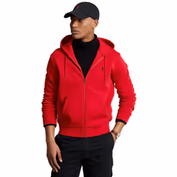 Polo Ralph Lauren Double Knit Tech Fleece Hoodie - L - RL2000Red  (Fal
