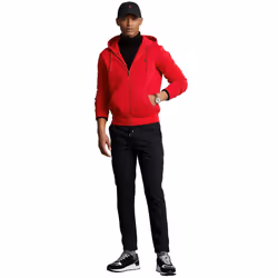 Polo Ralph Lauren Double Knit Tech Fleece Hoodie - L - RL2000Red  (Fal