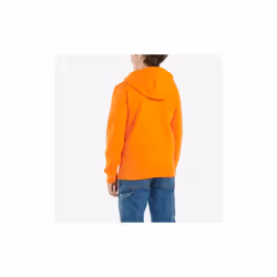 Carhartt Boys' Long Sleeve Hooded Sweatshirt  Exotic Orange  Large (14