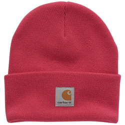 Carhartt Unisex Kids' Knit Beanie Watch Hat  Raspberry Pink
