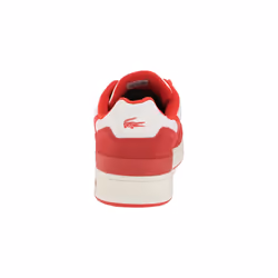 Lacoste Men's T-Clip Sneaker White/RED 9