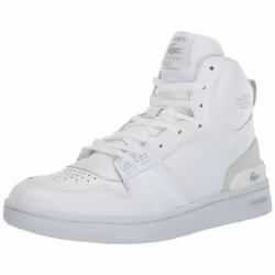 Lacoste Men's L001 MID 223 3 SMA Sneaker Wht/Wht 8.5
