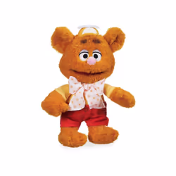 Disney Fozzie Bear Plush - Muppet Babies - Small 13 inches