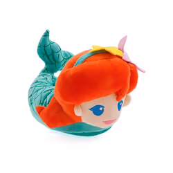 Disney Ariel Plush Slippers for Kids - The Little Mermaid Multi