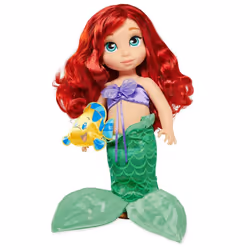 Disney Store Official Animators' Collection Ariel Doll The Little Mermaid 16 Inch Toy Figure Detailed Plush Sculpting with ...