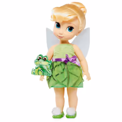 Disney Animators' Collection Tinker Bell Doll - Peter Pan - 16 Inch Molded Details Fully Posable Toy in Satin Dress - Suita ...