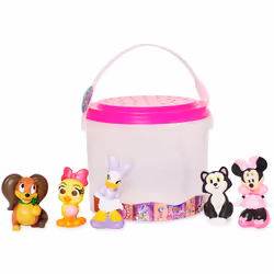 Disney Store Official Bath Set Minnie Mouse Kids Bath Accessories with Beloved Disney Characters Colorful and Fun Bath Tim