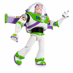 Disney Store Official Buzz Lightyear Interactive Talking Action Figure from Toy Story Features 10+ English Phrases Interact ...